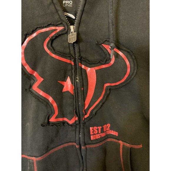 NFL Pro‎ Line Men's Sz M Houston Texans Full Zip Heavy Hoodie Football - Picture 1 of 8